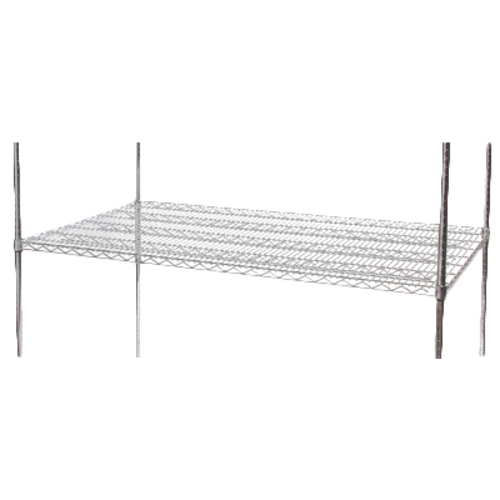 Tarrison TS-S1848Z Shelf, wire, 48 in W x 18 in D, 1000 lb. load capacity per shelf, includes plast