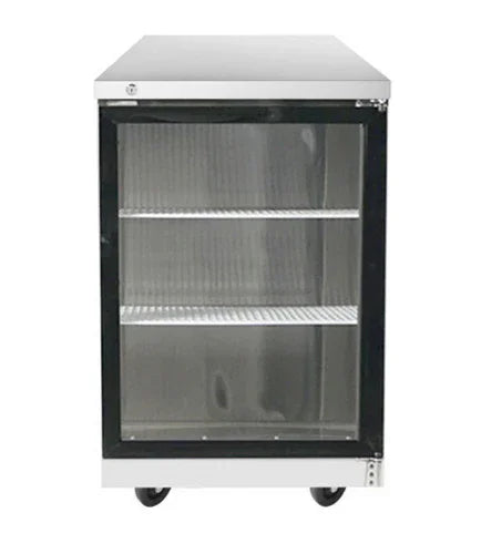 Atosa MBB23GGR | Back Bar Cooler  Two-Section  23 in W x 31-1/8 in D x 38-3/4 in H  Self-Cooling