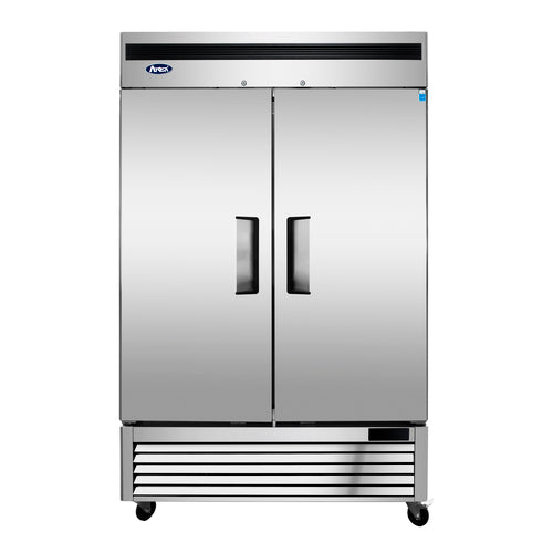 Atosa MBF8507GR Atosa Refrigerator, reach-in, two-section, 54-2/5 in W x 31-7/10 in D x 83-1/10