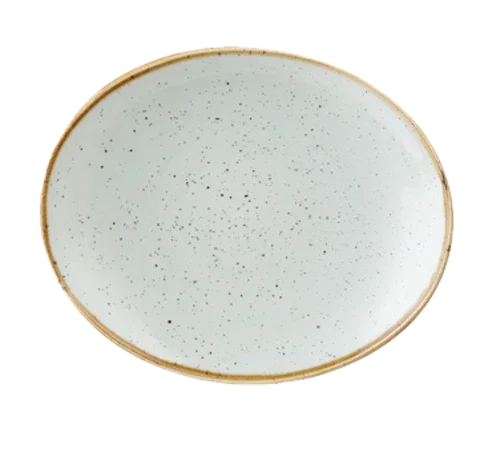 Churchill SDESOP7 1 Oval Plate 7-3/4 in x 6-1/4 in Stackable
