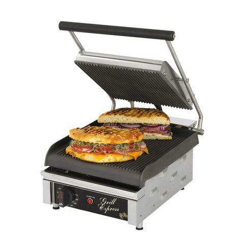 Star Mfg GX10IG Grill Express Two-Sided Grill, electric, 10 in W x 10 in D cooking surface, fixe