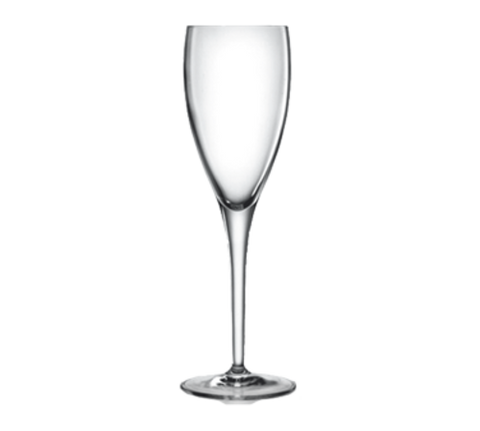 Luigi Bormioli A10283BR703AA02 Champagne/Flute Glass, 6.5 oz., pure and transparent, durable, break resistant,