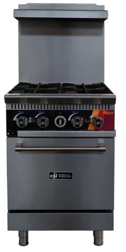 EFI HRG24-4B-CV-P | Versa Heat | Convection Range 24 in LP Gas 4 Burners