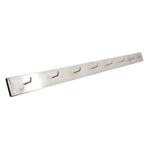 Omcan 44541 Utensil Rack, wall-mounted, 48 in W, incudes: (8) hooks, stainless steel