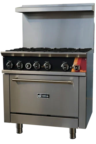 EFI HRG36-6B-CV-P | Versa Heat | Convection Range 36 in LP Gas 6 Burners
