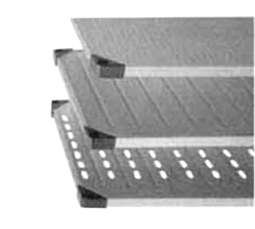Metro 2460FS Super Erectar Shelf, solid, 60 in W x 24 in D, stainless steel, flat, raised  in
