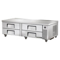 True TRCB-72-HC Refrigerated Chef Base, 72-3/8 in W base, one-piece 300 series 18 gauge stainles