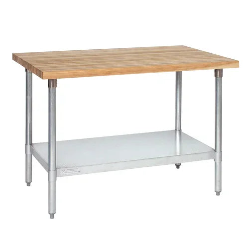 Tarrison TA-HTS3096G-KIT | Butcher Block Work Table | 96 in W x 30 in D