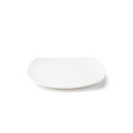 Browne 5630195 Plate, 17cm / 6.75 in , rounded square, coupe, vitrified high alumina porcelain,