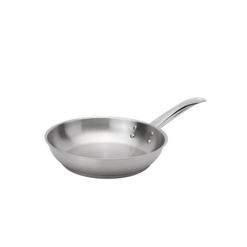 Browne 5734048 Elements Fry Pan, 8 in  dia. x 1-3/5 in H, riveted hollow cool touch handle, ope