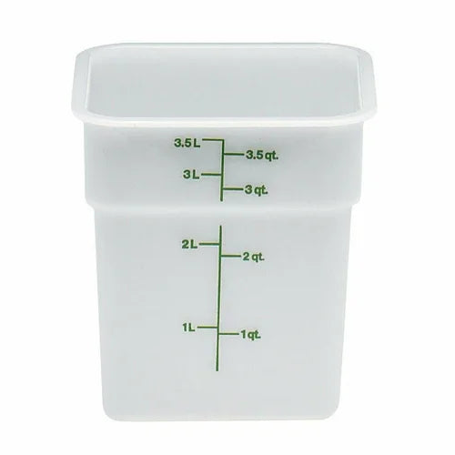 Cambro 4SFSP148 | CamSquarer Food Container | 4 qt. Green Polyethylene