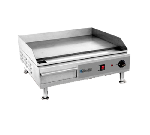 Eurodib SFE04900 Griddle, electric, heavy duty, counter unit, 24 in W x 16 in D cooking surface,