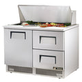 True TFP-48-18M-D-2 Sandwich/Salad Unit, two-section, rear mounted self-contained refrigeration, sta