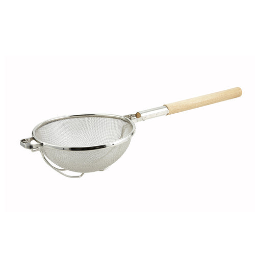 Winco MST-1010D | Strainer 10-1/2 in bowl dia. with wood handle