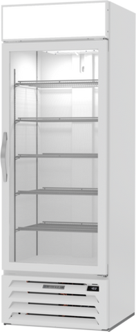 Beverage Air MMF19HC-1-W MarketMax Freezer Merchandiser, reach-in, one-section, 27-1/4 in W, 78-1/8 in H,