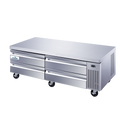 Glacier GCB-72 Glacier Refrigerated Chef Base, two-section, 72 in W x 32 in D x 25 in H, side m