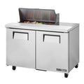 True TSSU-48-08-HC Sandwich/Salad Unit, (8) 1/6 size (4 in D) poly pans, stainless steel insulated