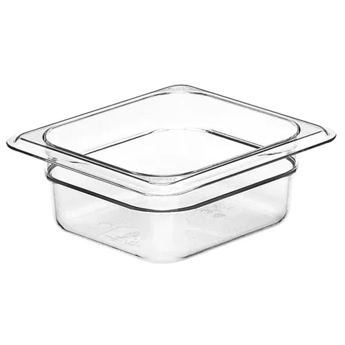 Cambro 62CW135 | Camwearr Food Pan 1.1 qt 1/6 size clear polycarbonate