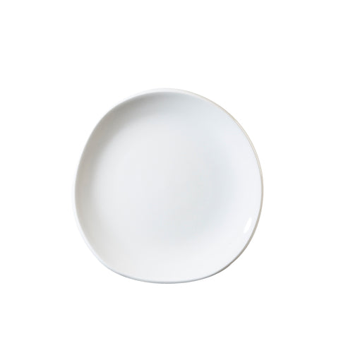 Churchill WH  OG7 1 Plate, 7-1/4 in  dia., round, organic shaped, microwave & dishwasher safe, ceram