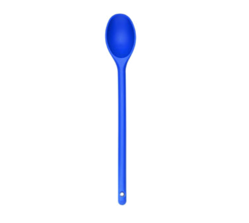 Browne 57538203 Spoon, 12 in L, temperature range up to 390øF (200øC), nylon, blue