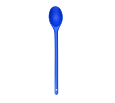 Browne 57538203 Spoon, 12 in L, temperature range up to 390øF (200øC), nylon, blue