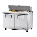 True TSSU-48-12-HC Sandwich/Salad Unit, (12) 1/6 size (4 in D) poly pans, stainless steel insulated