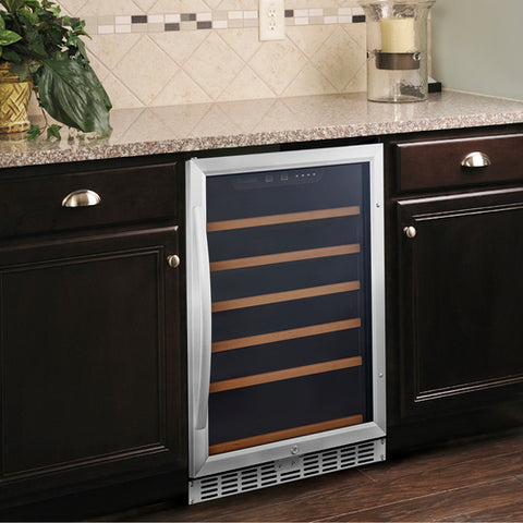Eurodib USF54S Eurodib Urban Style Wine Cabinet, reach-in, one-section, self-contained, (57) bo