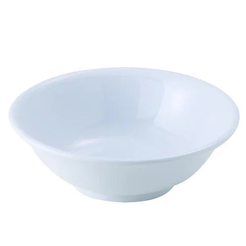 Winco MMB-22W | Bowl 22 oz round rimless white melamine dishwasher safe
