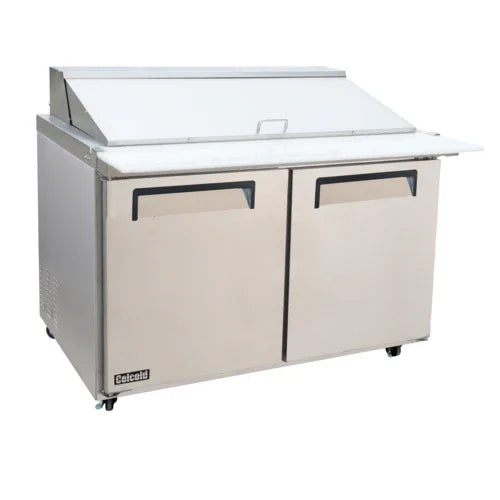 CELCOLD CMT4818 Refrigerated Prep Table 48 in W 18.0 cu.ft. Self-Closing