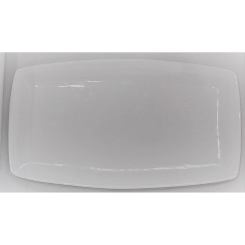 Tableware Solutions 32CURV193 Platter, 13-3/4 in  x 7-3/4 in , rectangular, curved, scratch resistant, oven &
