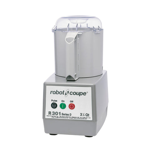 Robot Coupe R301B Commercial Food Processor, plastic bowl attachment with handle only, 3.7 liter c