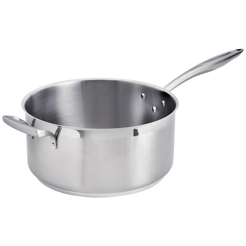 Thermalloy 5724166 Thermalloyr Low Sauce Pan, 8 qt., 11 in  dia. x 5-1/2 in H, without cover, stay