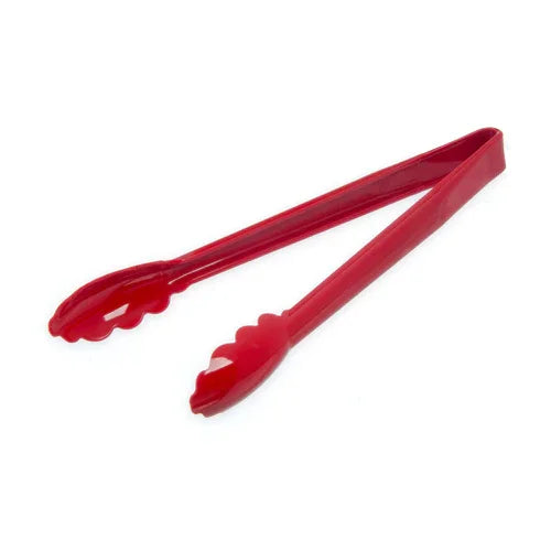 Carlisle 471205 | Carlyr Utility Tongs 12 in L | One-piece Plastic Red