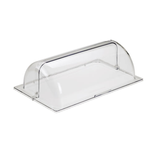 Tableware Solutions T0550 Roll Top, 21 in  x 13-1/2 in  x 7 in , 1/1GN, hand wash, polycarbonate, clear, L