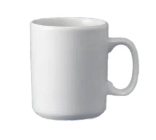 Churchill WH VMW1 10 oz Ceramic Mug with Rolled Edge and Eco Glazed Finish