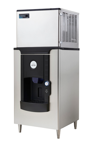 Icetro ID-H250-30 Hotel/ Motel Ice Dispenser, floor model, push dispensing, 247 lb storage capacit