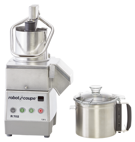 Robot Coupe R702 Combination Food Processor, 7.5 liter stainless steel bowl with handle, continuo