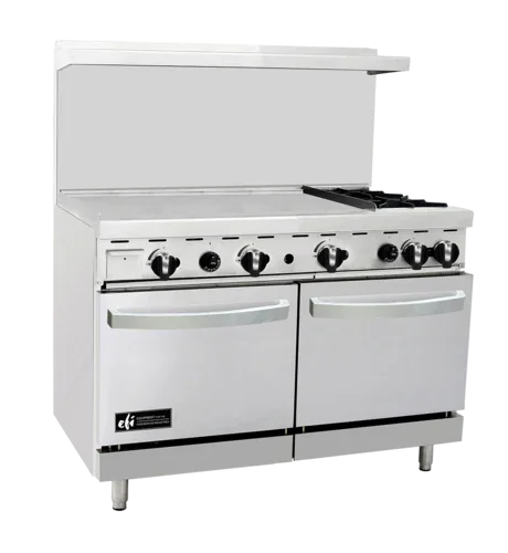 EFI RCTRS-36G-2B-N | Versa Heat | Restaurant Range 48 in Natural Gas
