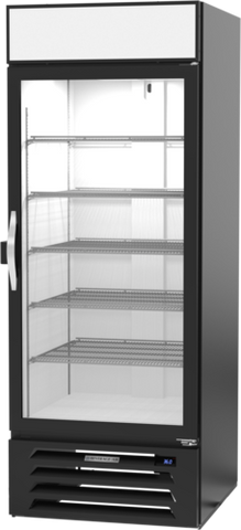 Beverage Air MMR27HC-1-B-IQ MarketMax Refrigerated Merchandiser, reach-in, one-section, (1) triple pane hing