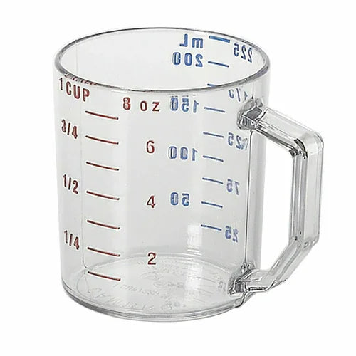 Cambro 25MCCW135 | Camwear Measuring Cup 1 Cup | Polycarbonate Clear