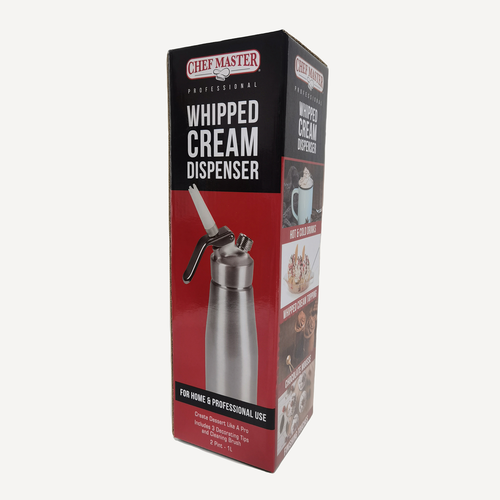 Chef Master 90077 Chef-Master Whipped Cream Dispenser, 2 pint (1.0L) (professional use only) (must
