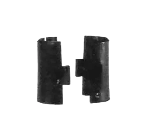 Metro 9985 Split Sleeves, black, plastic (4) pair per bag