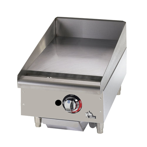 Star Mfg 615TF Star-Maxr Heavy Duty Griddle, gas, countertop, 15 in  W x 21 in  D cooking surfa