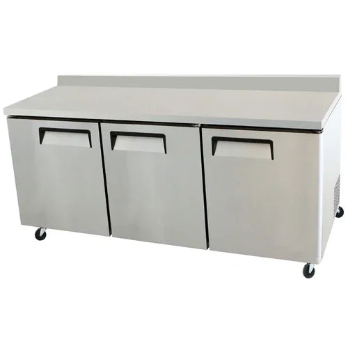 EFI CWDR3-72VC | Versa Chill | Worktop Refrigerator Three-Section 21.1 cu. ft. Capacity