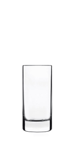 Luigi Bormioli A10423BYL02AA01 Liqueur Glass, 2.25 oz., 3-1/2 in  H, 1-1/2 in  dia., reinforced rims, curved bo