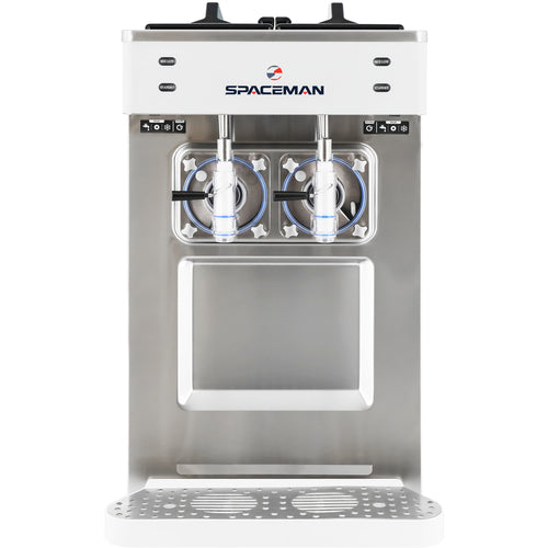 Spaceman 6695-C Frozen Beverage Machine, countertop, gravity fed, (2) flavors, (2) 12.7 qt. (12