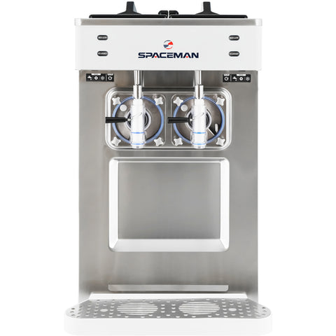 Spaceman 6695-C Frozen Beverage Machine, countertop, gravity fed, (2) flavors, (2) 12.7 qt. (12