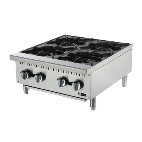 EFI RCTHP-24-4P | Versa Heat | Hotplate LP Gas 24" Countertop 4 Burner