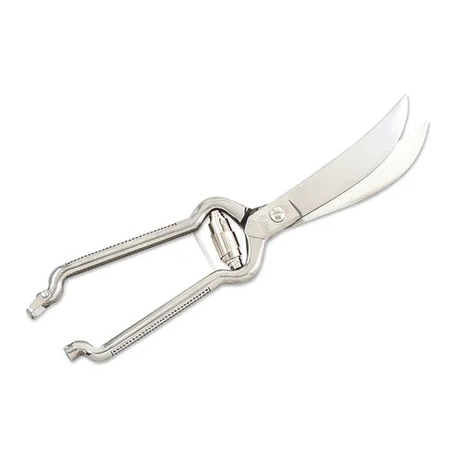 Browne 1219 Poultry Shear, 9-1/2 in , spring operated, built-in bone crusher, forged chrome