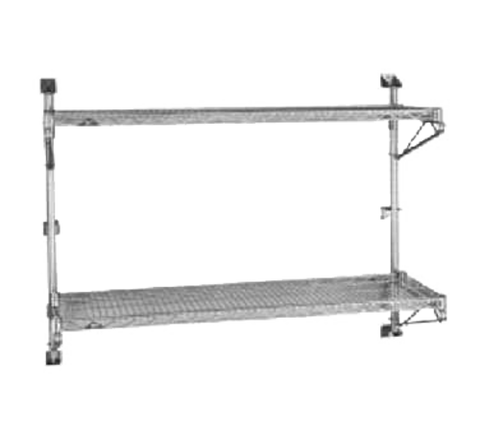 Metro 54PDF  - Post & Mounting Brackets, for Super Erectar wall mount, consists of